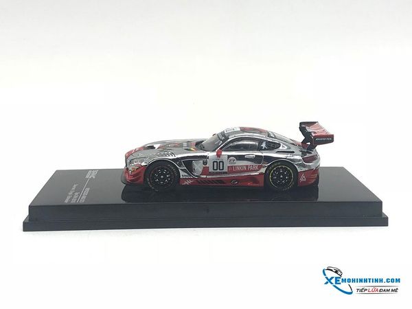 Mercedes AMG Gt3 Spa 24h 2016 1:64 Tarmac ( đỏ bạc )