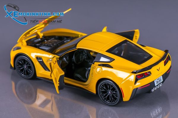 Xe Mô Hình Chevrolet Corvette 2015 Z06 1:24 Maisto ( Vàng )