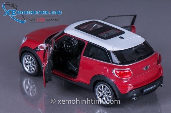 XE MÔ HÌNH MINI COOPER S PACEMAN 1:24 WELLY (ĐỎ)