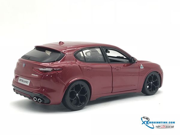 Xe Mô Hình Alfa Romeo Stelvio 1:24 Bburago ( Đỏ Đô )