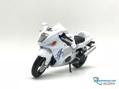 Xe Mô Hình Suzuki GSX 1300R Hayabusa 1:12 Maisto ( Trắng )