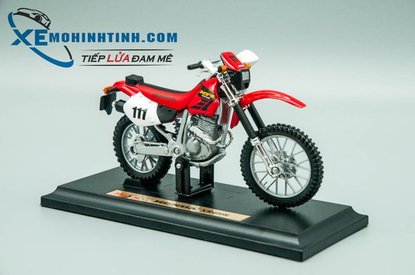 XE MÔ HÌNH HONDA XR400R 1:18 MAISTO (ĐỎ)