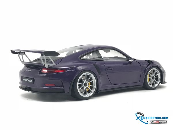 1/18 PORSCHE 911(991) GT3 RS (ULTRAVIOLET/SILVER WHEELS)