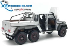 XE MÔ HÌNH MERCEDES BENZ G63 6×6 AMG 1:18 AUTOART (BẠC)