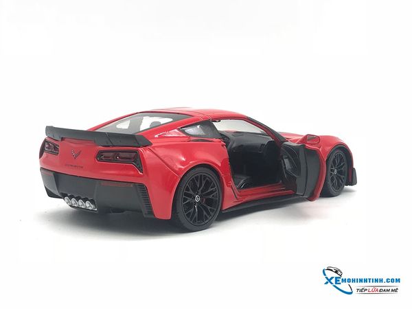 Chevrolet Corvette Z06 2017 1:24 Welly ( Đỏ Tươi )