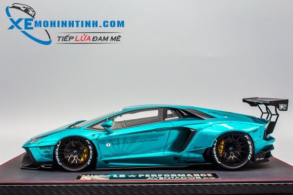 Xe Mô Hình Lamborghini Aventador Lb 1:18 Resin (Xanh)