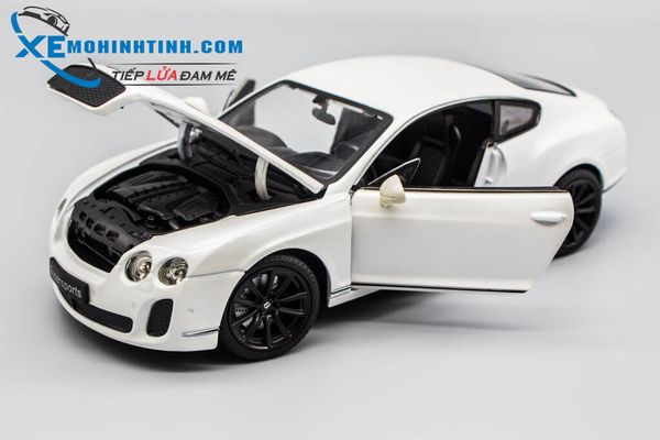 XE MÔ HÌNH BENTLEY CONTINENTAL 1:24 MZ (TRẮNG)