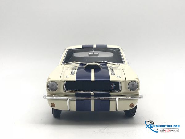 A1801811 MH ACME 1:18 FORD SHELBY GT 350 MEL BURNS DRAG CAR 1965 (TRẮNG)