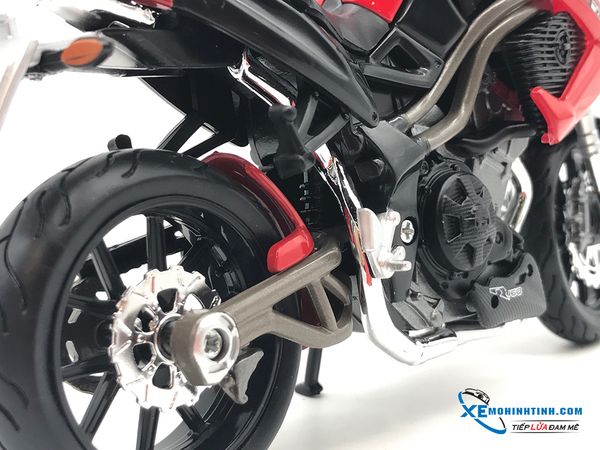 XE MÔ HÌNH BENELLI TORNADO NAKED TRE R160 1:12 MAISTO (ĐỎ)