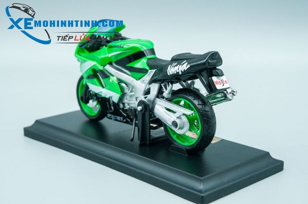 XE MÔ HÌNH KAWASAKI NINJA ZX-9R 1:18 MAISTO (XANH LÁ)