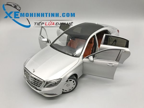 XE MÔ HÌNH MERCEDES MAYBACH S-KLASSE S600 1:18 AUTOART (BẠC)