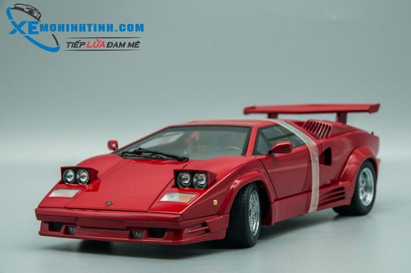 XE MÔ HÌNH LAMBORGHINI COUNTACH 25th ANNIVERSARY EDITION 1:18 AUTOART (ĐỎ)