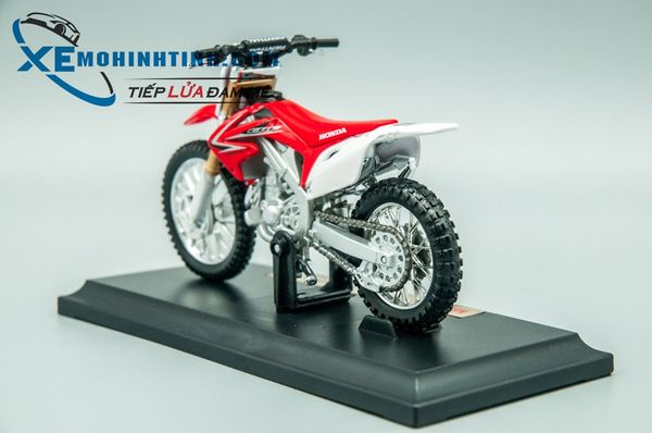 XE MÔ HÌNH HONDA CRF450R 1:18 MAISTO (ĐỎ)