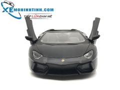 Xe Mô Hình Lamborghini Aventador Lp700-4 Roadster 1:24 Maisto (Đen Nhám)