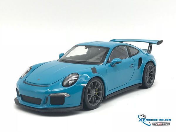 Xe Mô Hình Porsche 911 GT3 RS 2016 1:24 Welly ( Xanh Ngọc )