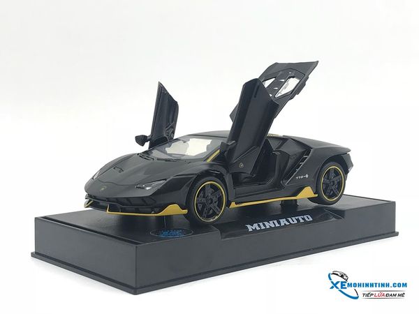 Xe Mô Hình Lamborghini Centenario 1:32 MiniAuto ( Đen )