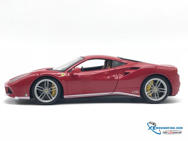 18-76102 MH BBURAGO FERRARI 488 GTB LIMITED EDITION 70th 1:18 (ĐỎ)