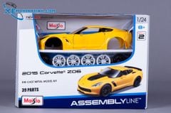 Xe Mô Hình Chevrolet Z06 1:24 Maisto Bộ Kit (Yellow)