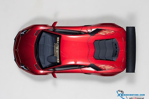 XE MÔ HÌNH LIBERTY WALK LB-WORKS LAMBORGHINI AVENTADOR (METALLIC RED) 1/18 AUTOART