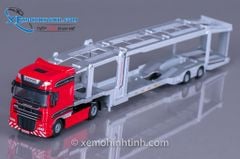 Xe Mô Hình Xe Container Đầu Kéo Chở Xe (Không Xe) 1:50 Kdw