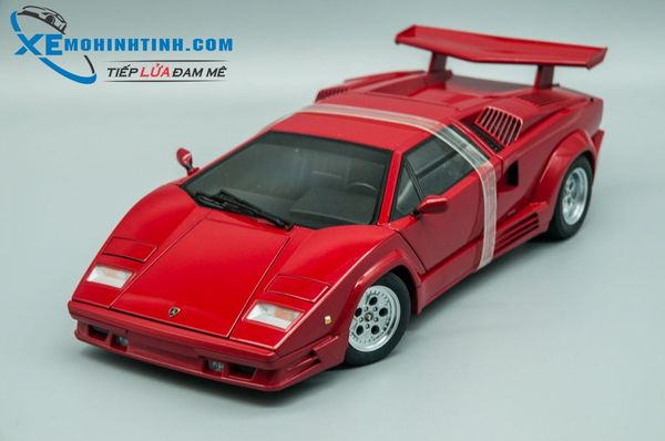 XE MÔ HÌNH LAMBORGHINI COUNTACH 25th ANNIVERSARY EDITION 1:18 AUTOART (ĐỎ)