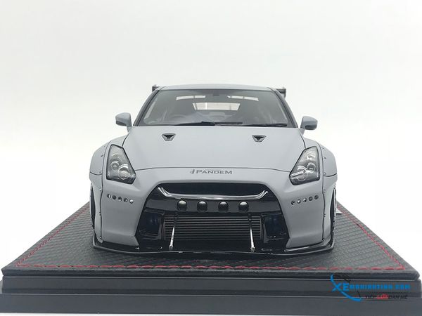 Xe Mô Hình Pandem R35 GT-R Ignition Model 1:18 Matte Gray