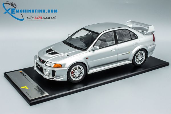 Xe Mô Hình Mitsubishi Lance Evolution V 1:18 Tarmacworks ( Bạc )