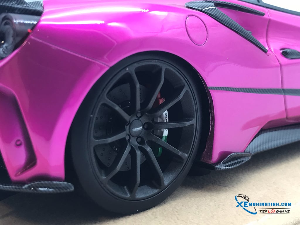 Ferrari 488 4XX Siracusa Mansory JUC 1:18 (Hồng) – Shop Xe
