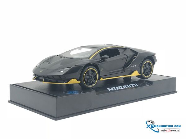 Xe Mô Hình Lamborghini Centenario 1:32 MiniAuto ( Đen )