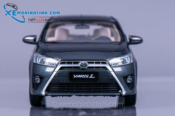 XE MÔ HÌNH TOYOTA YARIS 1:18 PAUDI (XÁM)