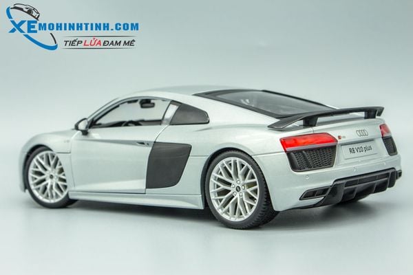 XE MÔ HÌNH AUDI R8 V10 PLUS 1:18 MAISTO (BẠC)