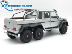 XE MÔ HÌNH MERCEDES BENZ G63 6×6 AMG 1:18 AUTOART (BẠC)