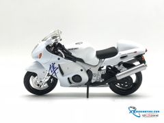 Xe Mô Hình Suzuki GSX 1300R Hayabusa 1:12 Maisto ( Trắng )