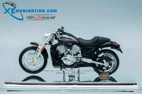 XE MÔ HÌNH HARLEY DAVIDSON 2006 VRSCR Street Rod 1:18 MAISTO (ĐEN)