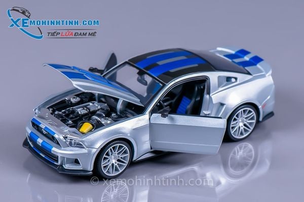 Xe Mô Hình Ford Mustang 2013 Need For Speed 1:24 Maisto (Bạc)