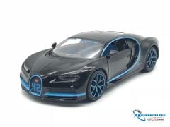 Xe Mô Hình Bugatti Chiron 1:24 Maisto ( Đen Xanh )