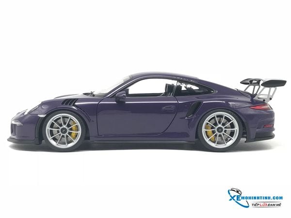 1/18 PORSCHE 911(991) GT3 RS (ULTRAVIOLET/SILVER WHEELS)