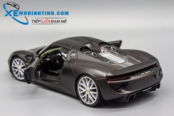 Xe Mô Hình Porsche 918 1:24 Welly ( Đen )