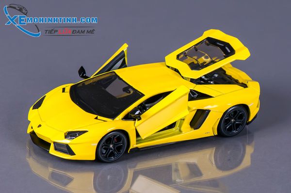 Xe Mô Hình Lamborghini Aventador 1:24 Maisto (Vàng)