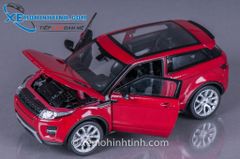 XE MÔ HÌNH RANGE ROVER EVOQUE 1:24 WELLY-FX (ĐỎ)