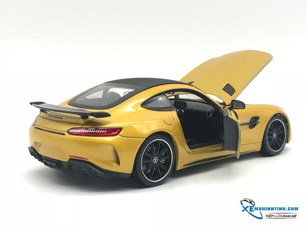 Xe Mô Hình Mercedes - AMG GT R 1:24 Welly ( Vàng )