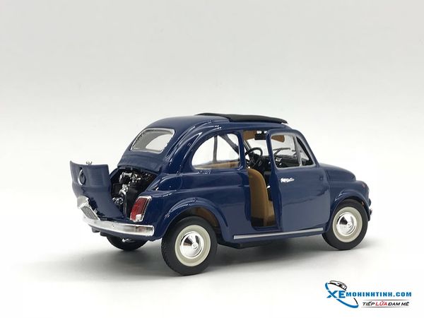 New Fiat 500F 1965 Bburago 1:24 (Xanh)