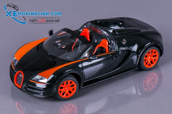 Xe Mô Hình Bugatti Veyron Grand Sport Vitesse 1:18 Rastar (Đen)