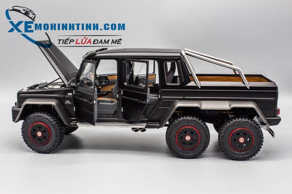 XE MÔ HÌNH MERCEDES BENZ G63 6×6 AMG 1:18 AUTOART (ĐEN)