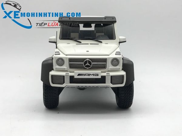 Xe Mô Hình Mercedes Benz G63 6X6 Amg 1:18 Autoart (Trắng)