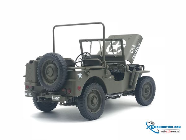 18055B MH WELLY FX JEEP 1941 WILLYS MB 1:18 (QUÂN ĐỘI)