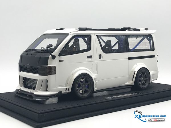 Toyota  Hiace D550 Wide Body Concept Dreamwalker 1:18 (Trắng)