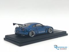 MH IGNITION MODEL 1:43 NISSAN GTR-R35 PANDEM ( BLUE METALLIC )