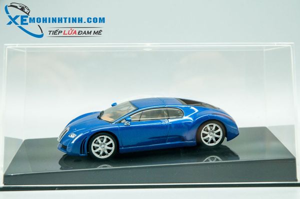 Xe Mô Hình Bugatti Chiron 1:43 Autoart (Xanh)