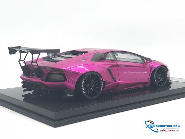 Lamborghini Aventador LB JUC 1:18 (Hồng) - Shop Xe Mô Hình Tĩnh